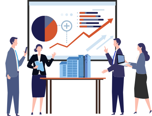 何が一番よいことかを追及しているアルシススタッフのイラスト